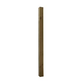 UC4 Timber Green Square Fence post (H)1.8m (W)100mm, Pack of 4