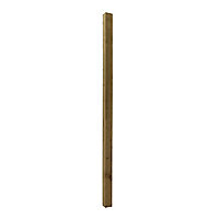 UC4 Timber Green Square Fence post (H)2.1m (W)75mm, Pack of 3