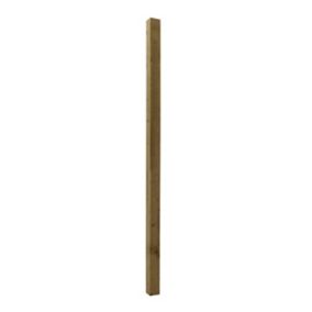 UC4 Timber Green Square Fence post (H)2.1m (W)75mm, Pack of 4