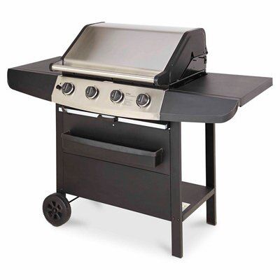 4 burner shop gas bbq