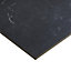 Ultimate Black Gloss Marble effect Porcelain Wall & floor Tile, Pack of 3, (L)595mm (W)595mm