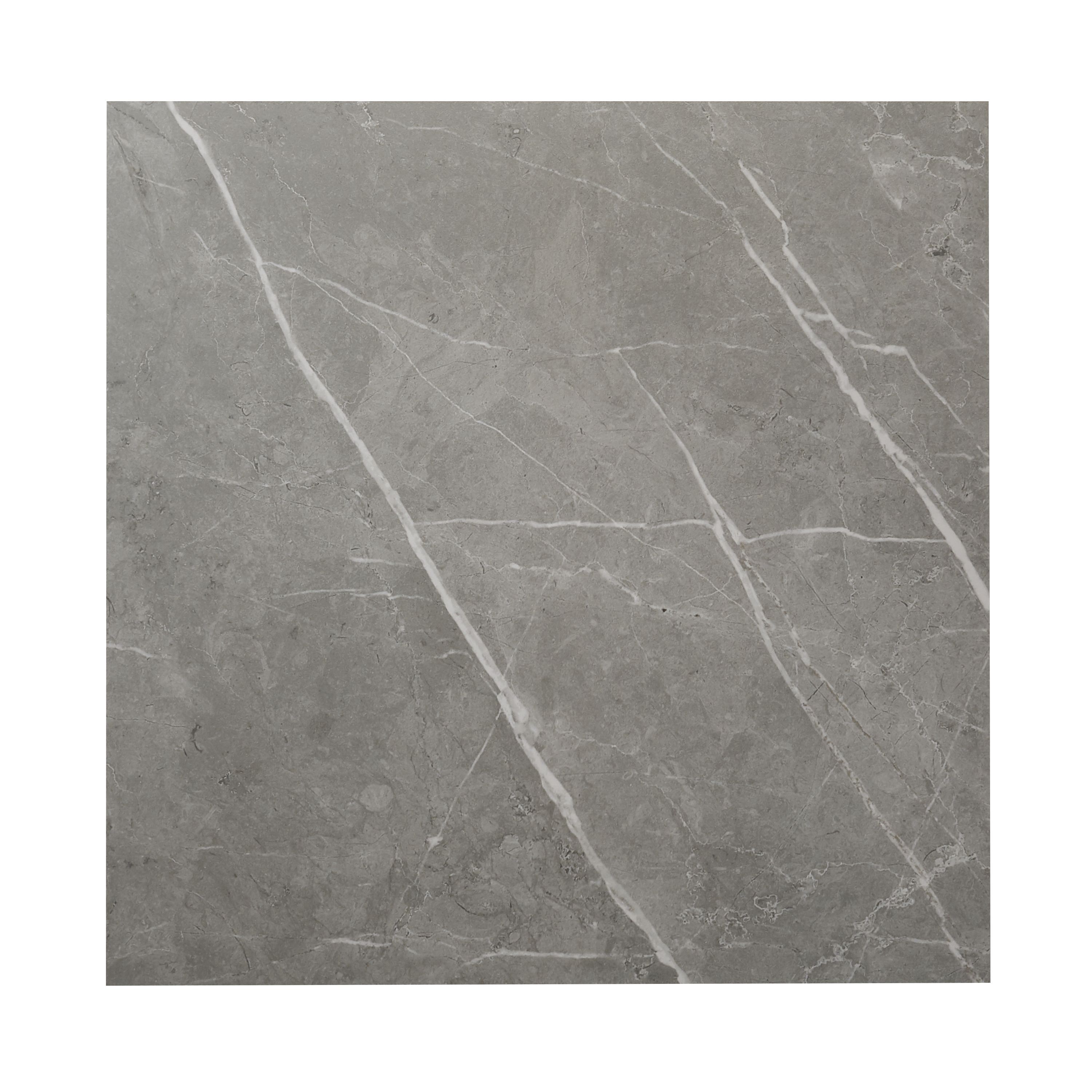 Ultimate Grey Matt Marble effect Porcelain Indoor Wall & floor Tile