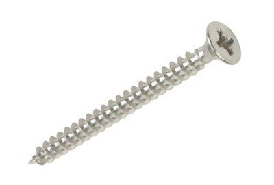 Ultra Screw Double-countersunk A2 stainless steel Screw (Dia)4.5mm (L)45mm, Pack