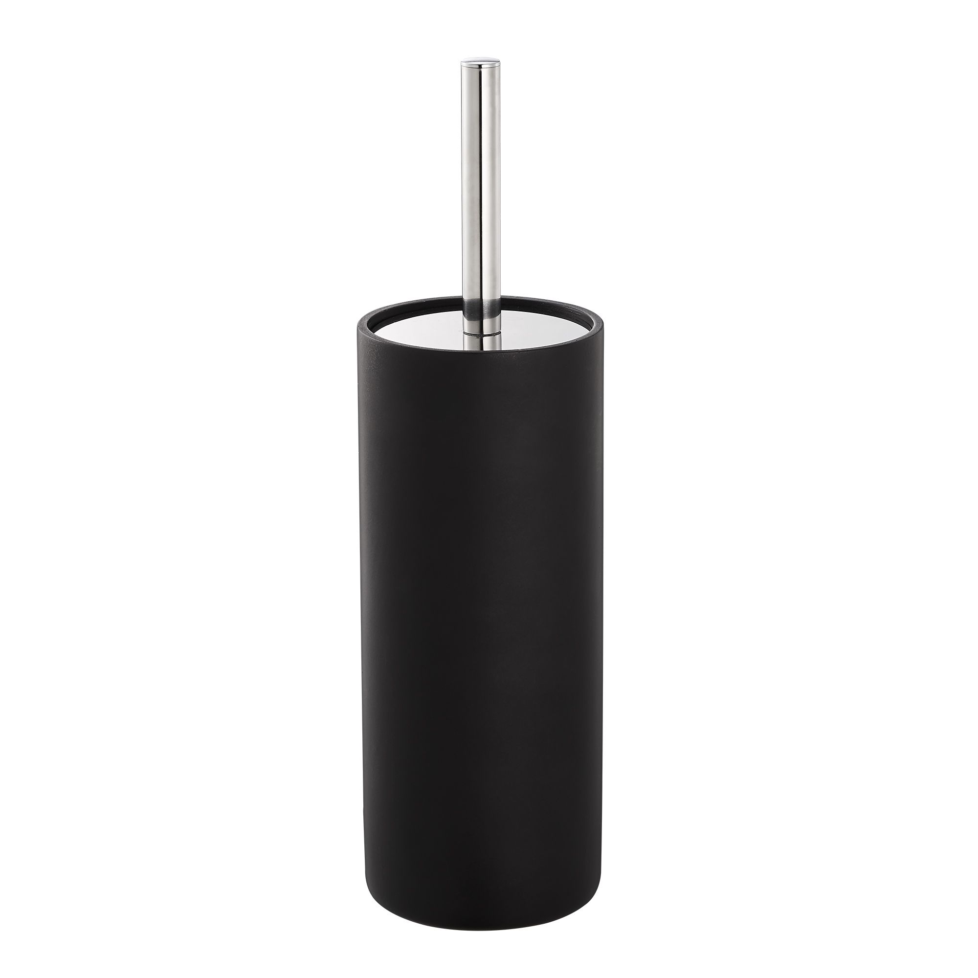 Ulva Matt Black Toilet brush & holder DIY at B&Q