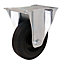 Unbraked Heavy duty Fixed Castor WC44, (Dia)100mm (H)127mm (Max. Weight)75kg