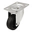 Unbraked Heavy duty Swivel Castor WC47, (Dia)80mm (H)107mm (Max. Weight)70kg