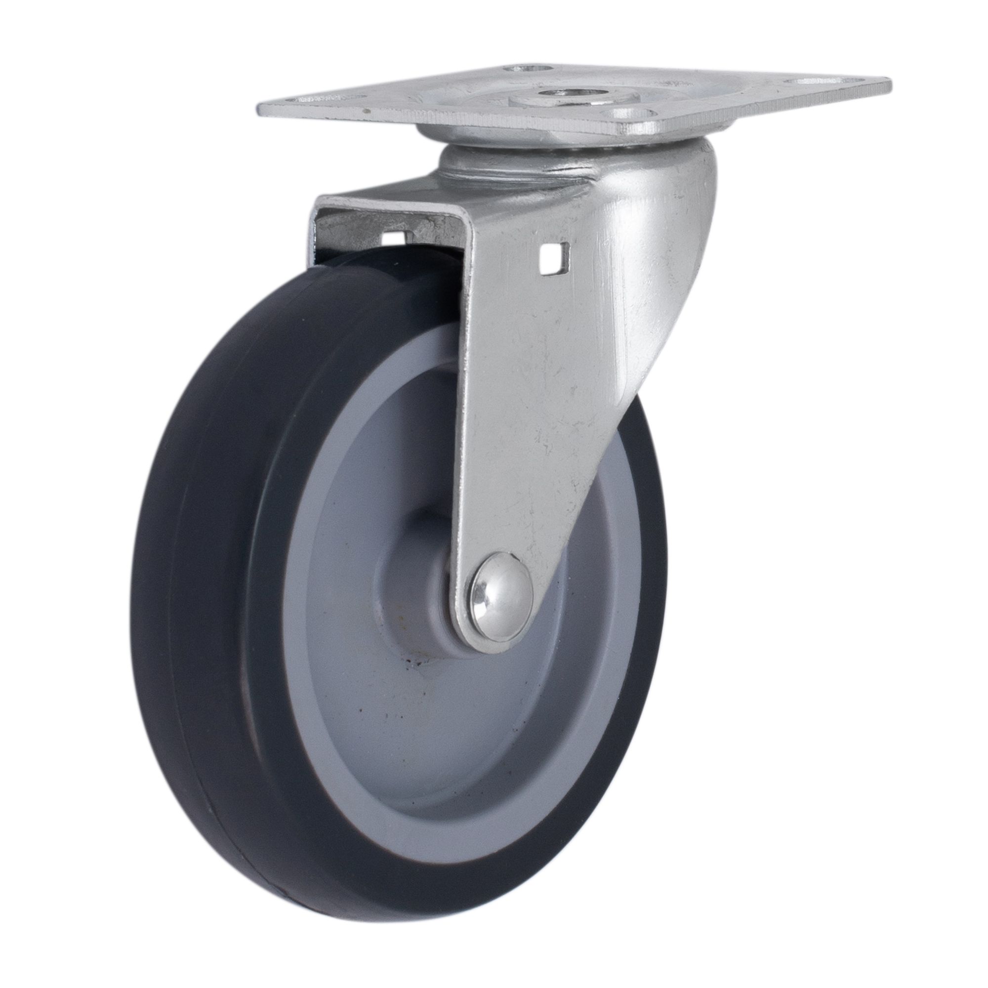 Unbraked Heavy duty Swivel Castor WC68, (Dia)100mm (H)120mm (Max. Weight)70kg