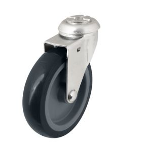 Unbraked Heavy duty Swivel Castor WC70, (Dia)100mm (H)121.5mm (Max. Weight)70kg