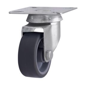 Unbraked Light duty Swivel Castor WC58, (Dia)50mm (H)69.2mm (Max. Weight)30kg