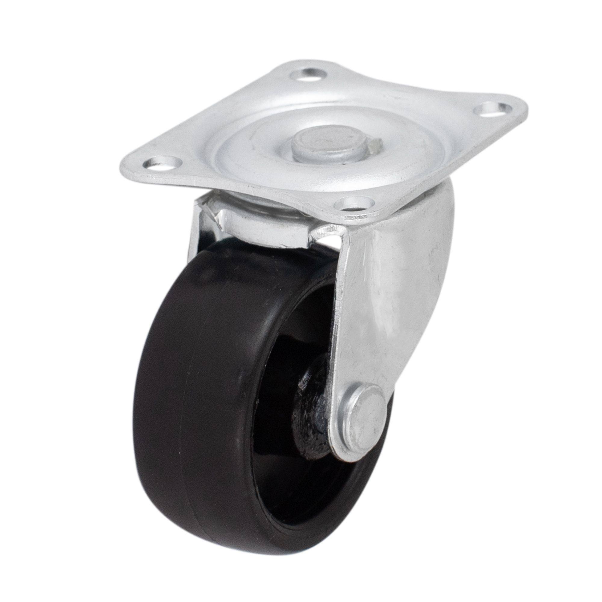 Unbraked Light duty Swivel Castor WC86, (Dia)41mm (H)51mm (Max. Weight)20kg