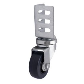 Unbraked Light duty Swivel Castor WC88, (Dia)50mm (H)71.5mm (Max. Weight)35kg