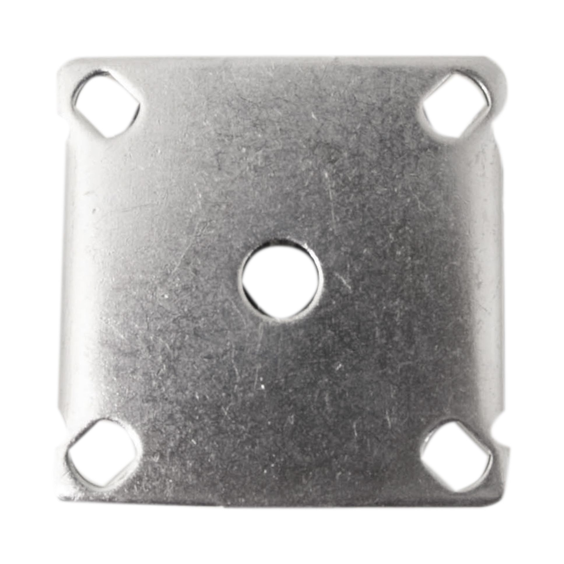 Unbraked Medium duty Fixed Castor WC108, (Dia)75mm (H)98.5mm (Max. Weight)60kg
