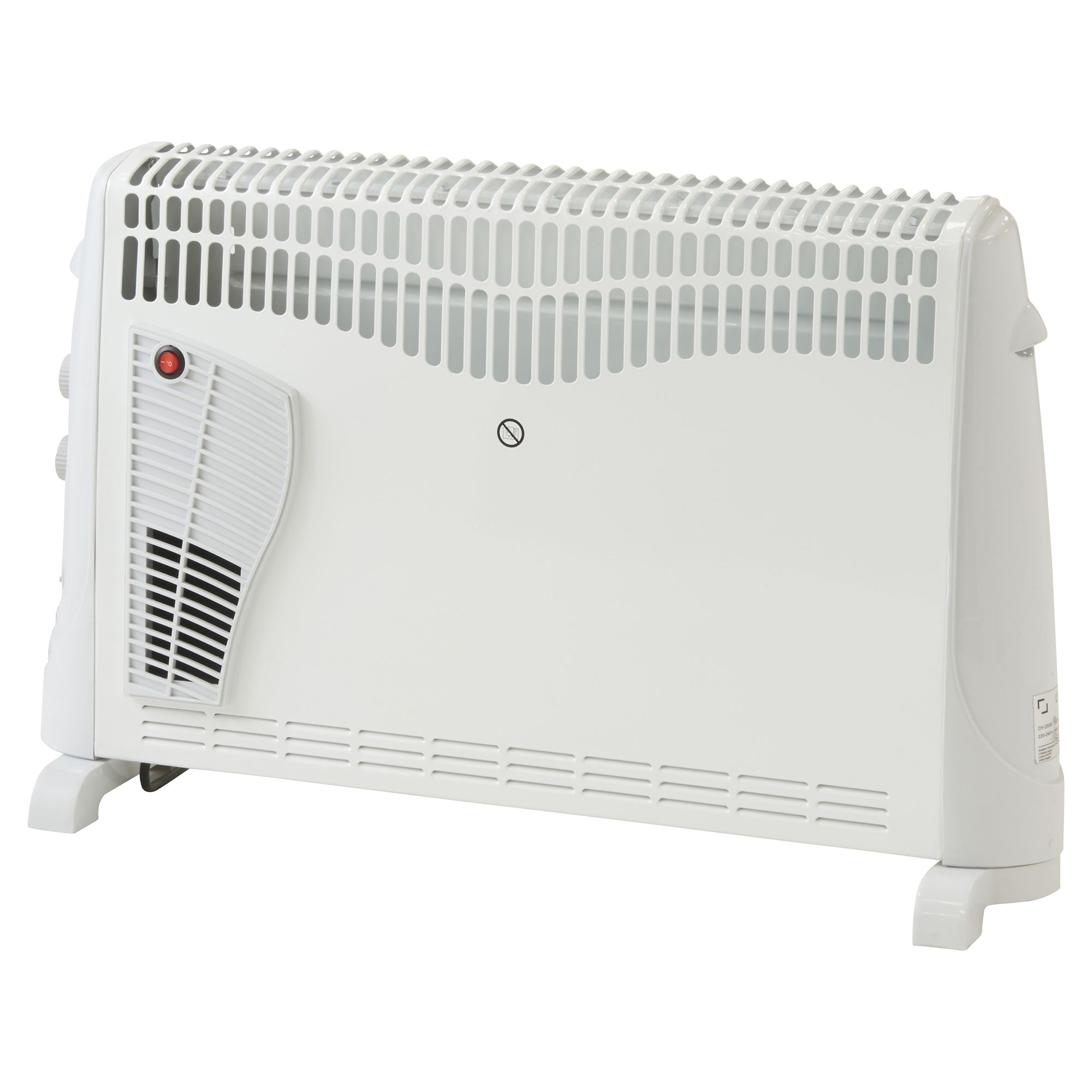Unbranded 2500W White Convector heater With timer function