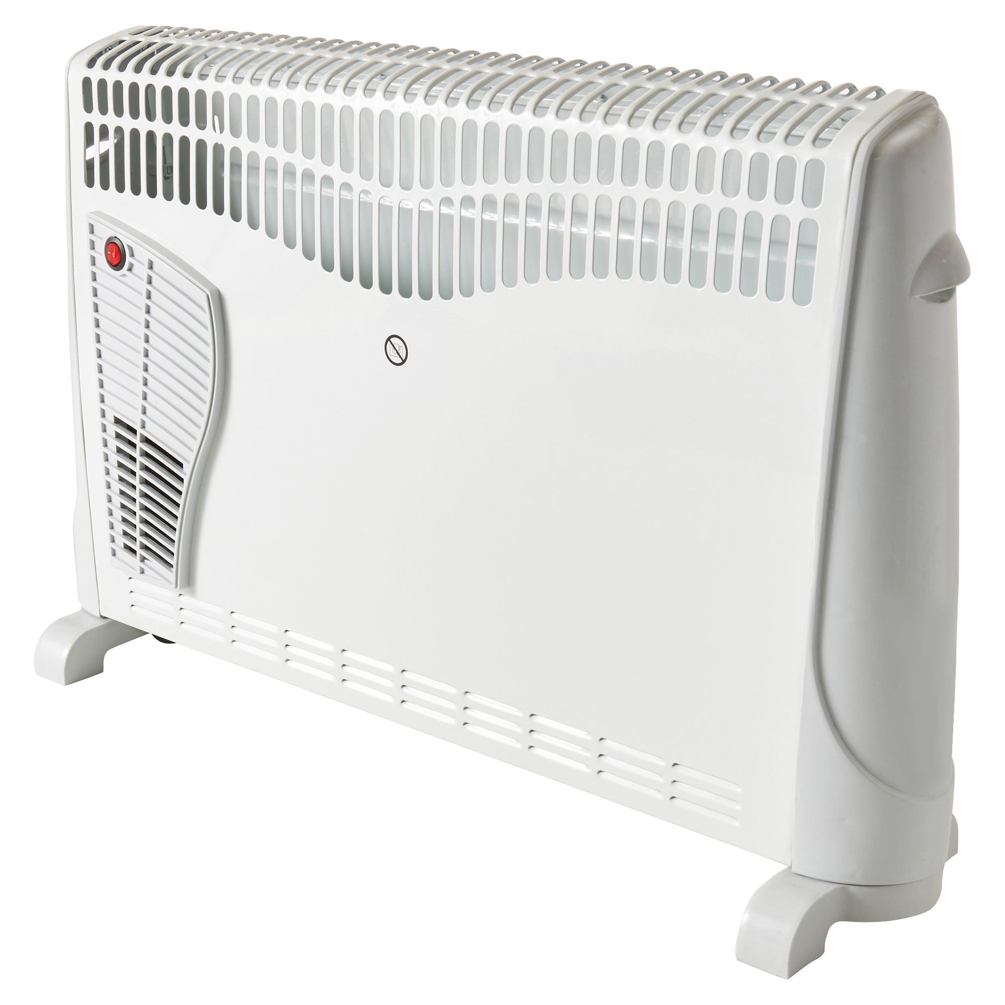 Unbranded 2500W White Convector heater With timer function