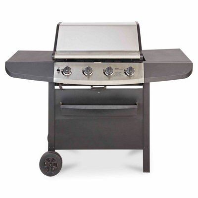 Unbranded Ultar Black 4 burner Gas BBQ