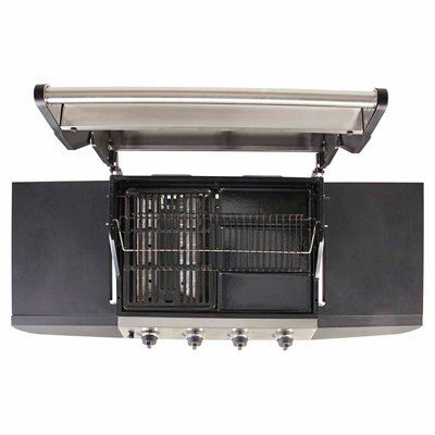 Unbranded Ultar Black 4 burner Gas BBQ