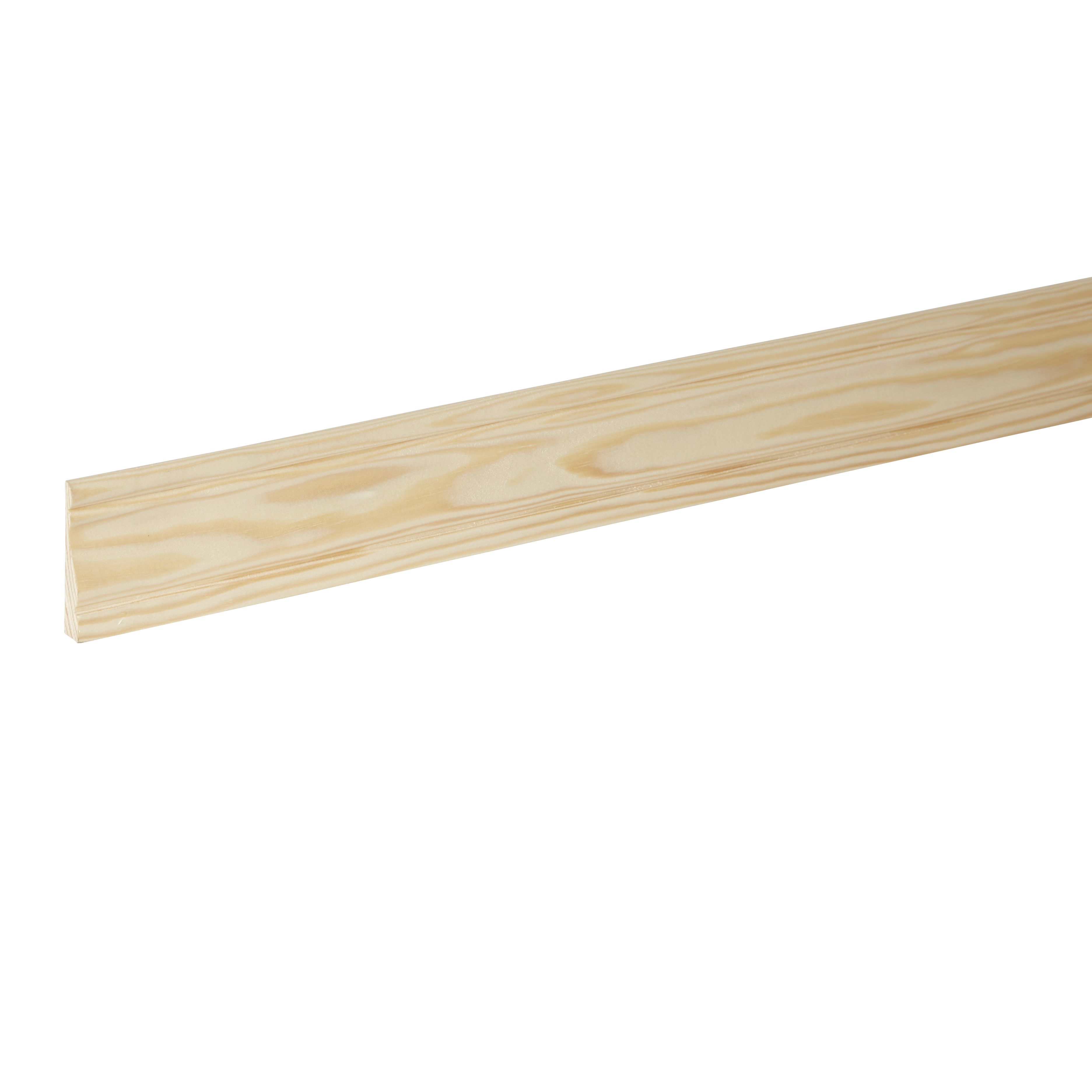 Unfinished Natural Pine Ogee Moulding (L)2400mm (W)47mm (T)9mm