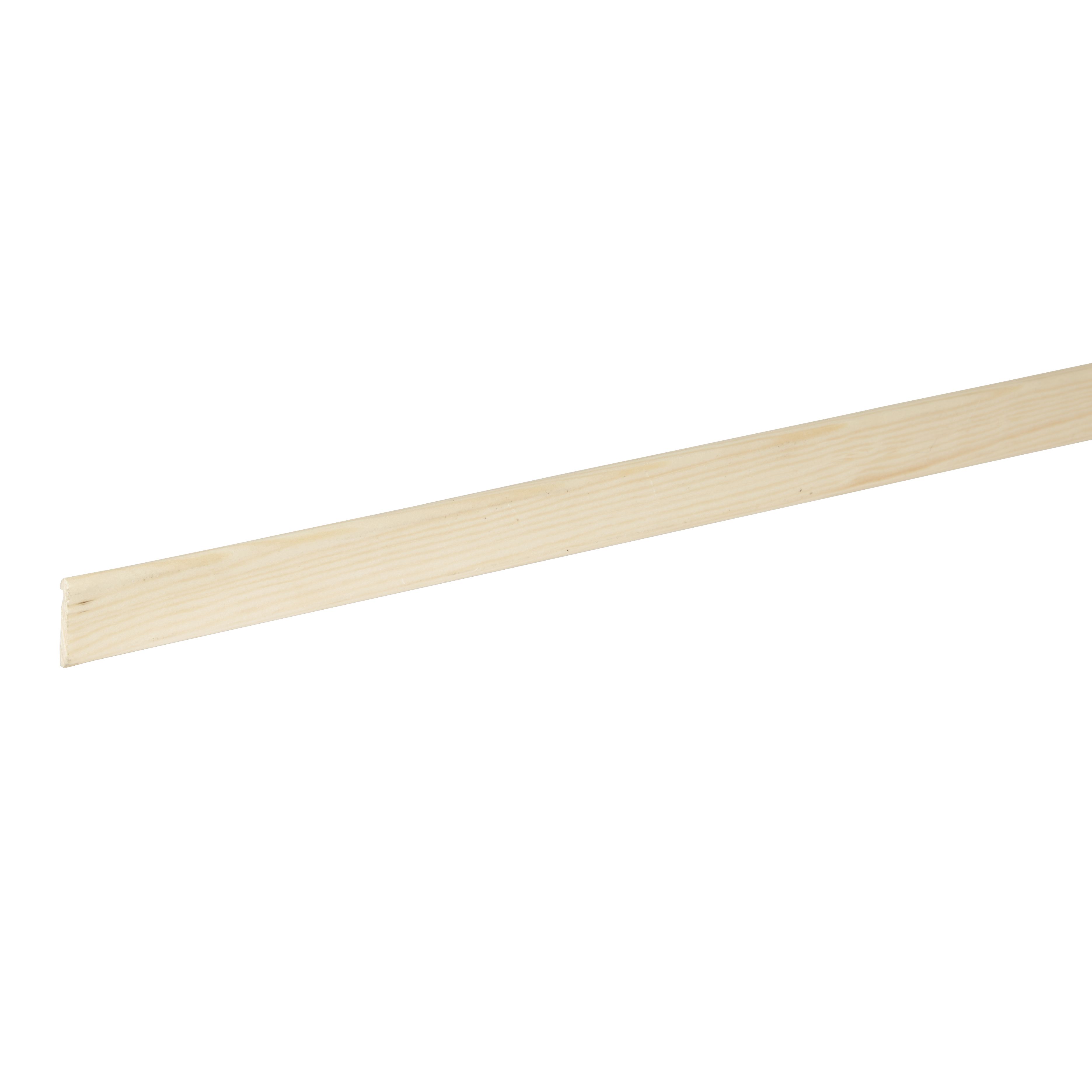 Unfinished Pine Cove Moulding (L)2400mm (W)27mm (T)9mm