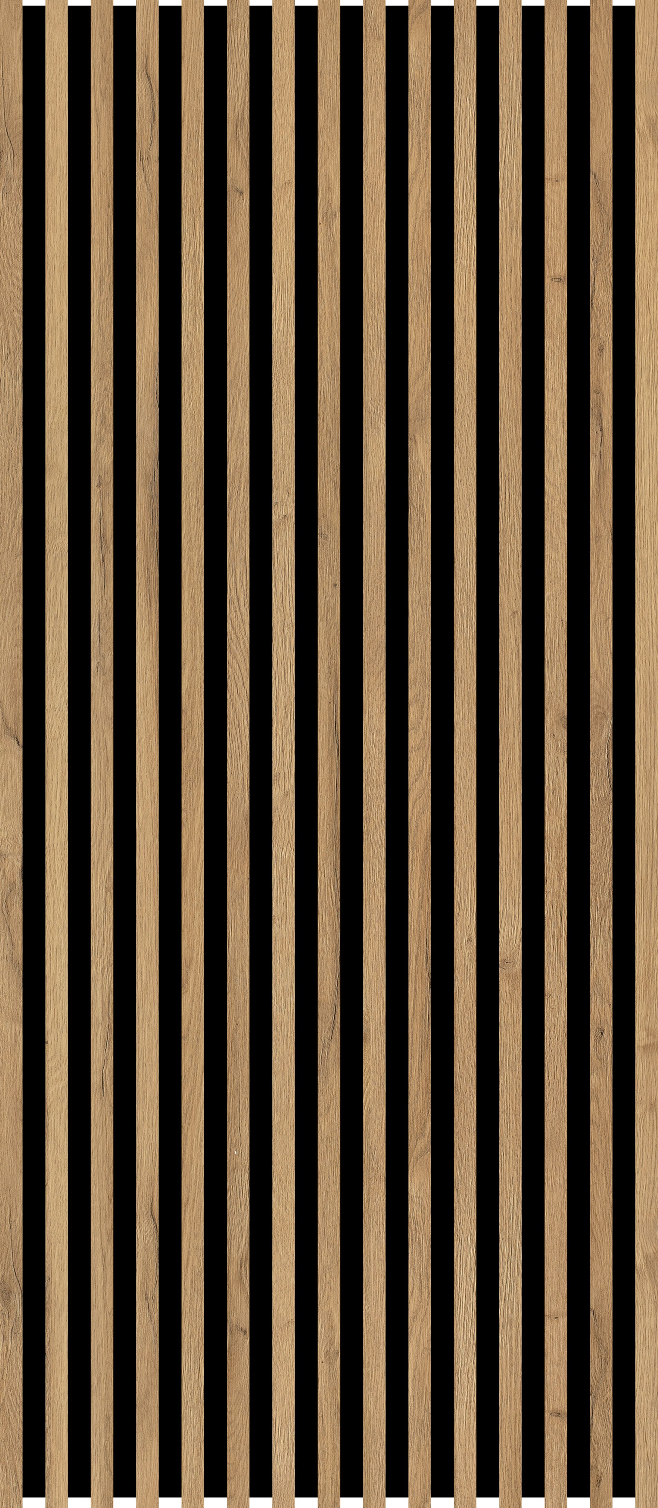 Unglazed Contemporary Wood & black Oak Internal Sliding door, (H)2035mm (W)844mm