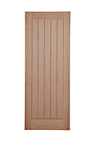 Unglazed Cottage Oak veneer Internal Fire door, (H)1981mm (W)686mm (T)35mm