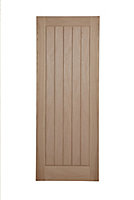 Unglazed Cottage Oak veneer Internal Fire door, (H)1981mm (W)838mm (T)44mm
