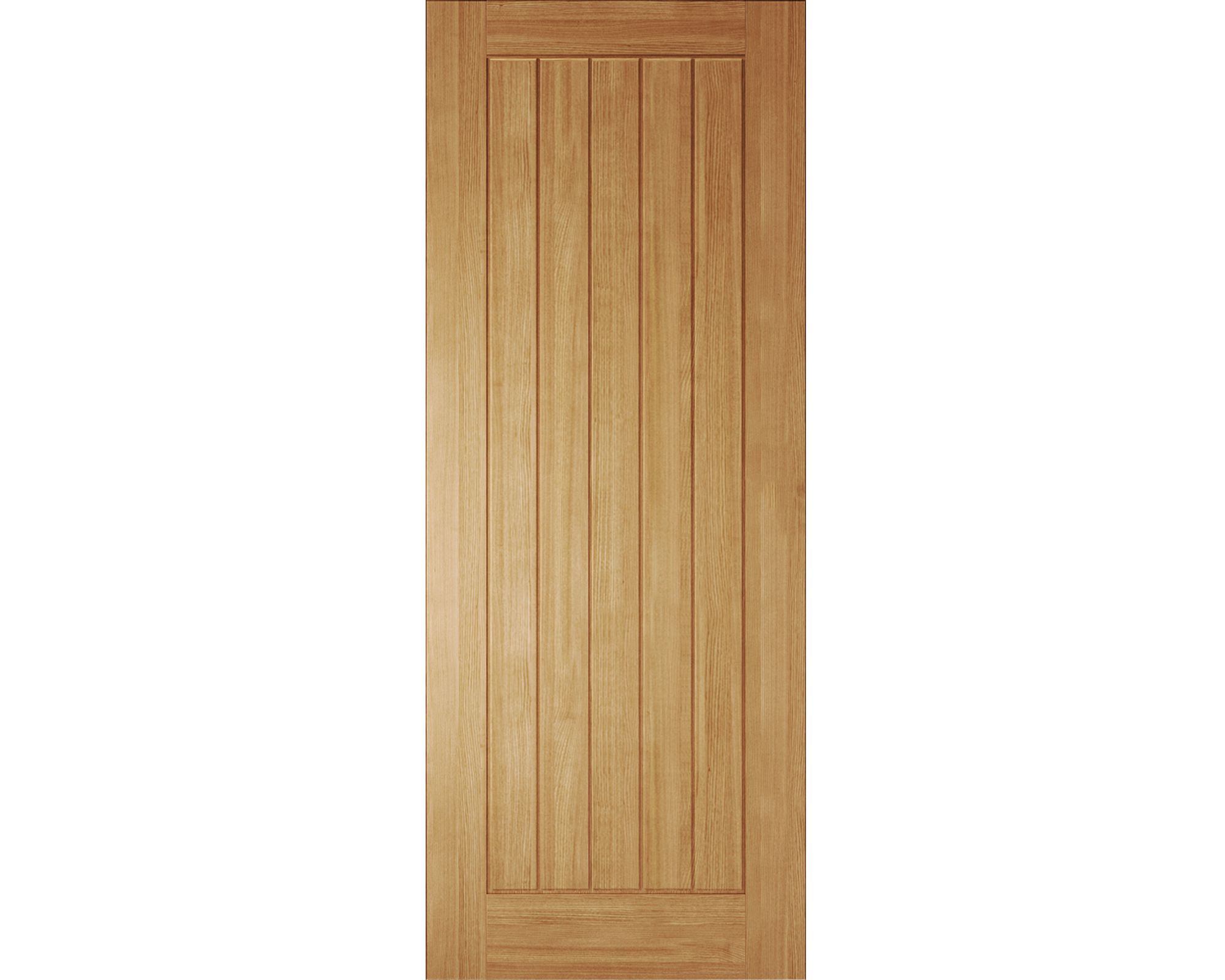 Unglazed Cottage White oak veneer Internal Timber Fire door, (H)1981mm (W)686mm (T)44mm