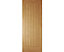 Unglazed Cottage White oak veneer Internal Timber Fire door, (H)1981mm (W)762mm (T)44mm