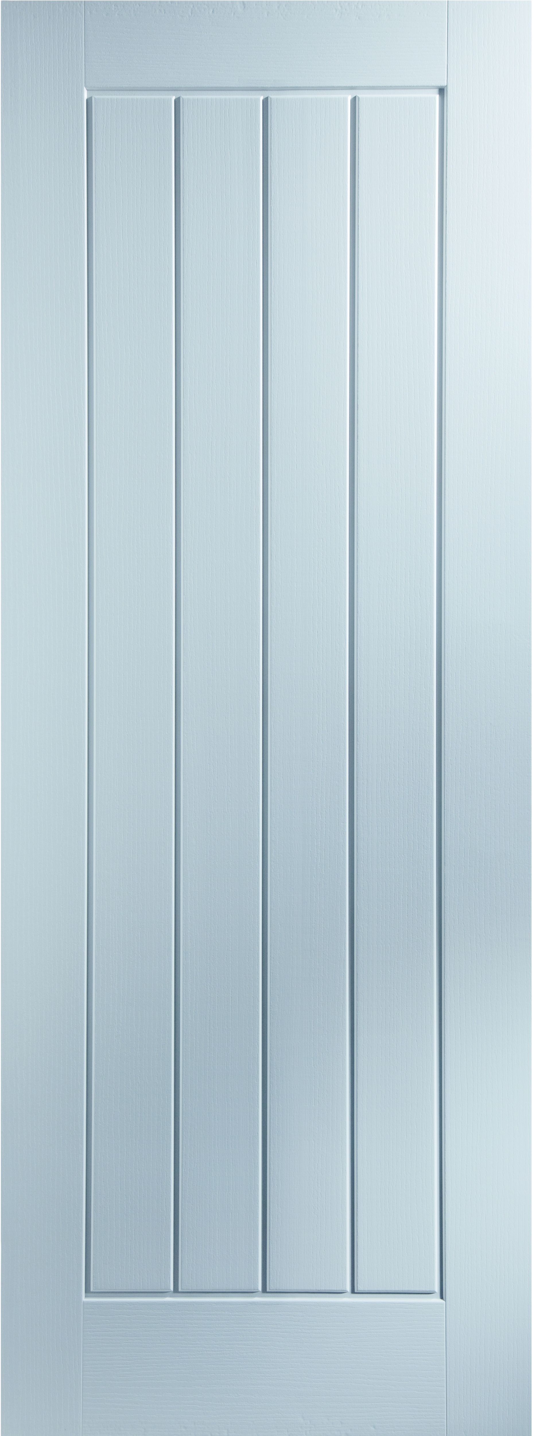 Unglazed Cottage White Woodgrain effect Internal Door, (H)1981mm (W ...