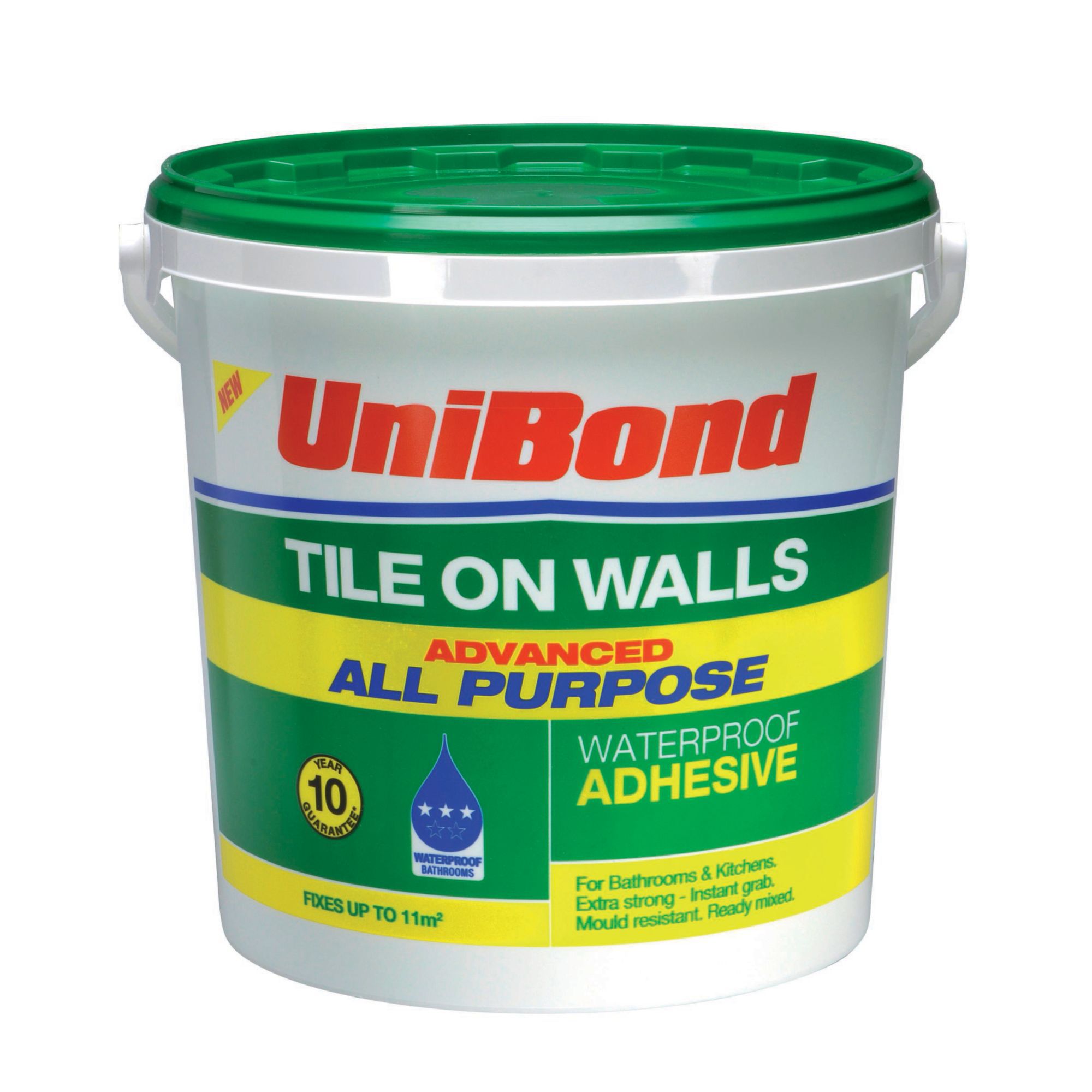 UniBond Advanced all purpose Ready mixed Beige Wall Tile Adhesive, 14