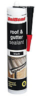 UniBond Black Roof & gutter sealant, 0.3L