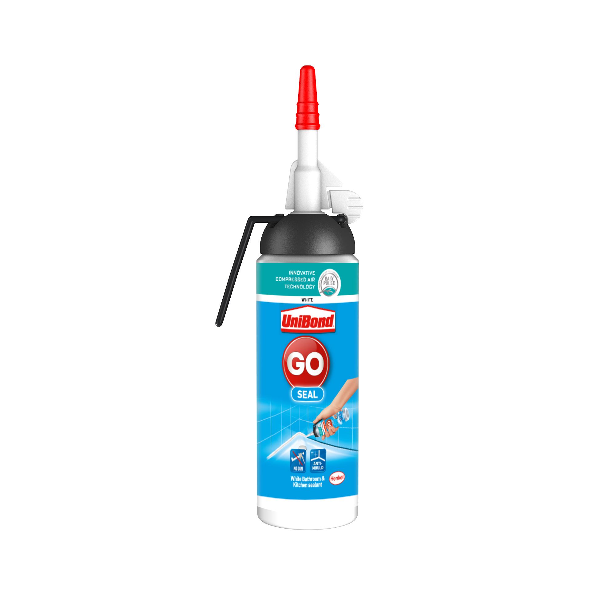 UniBond Go seal Mould resistant White Living area Sanitary sealant