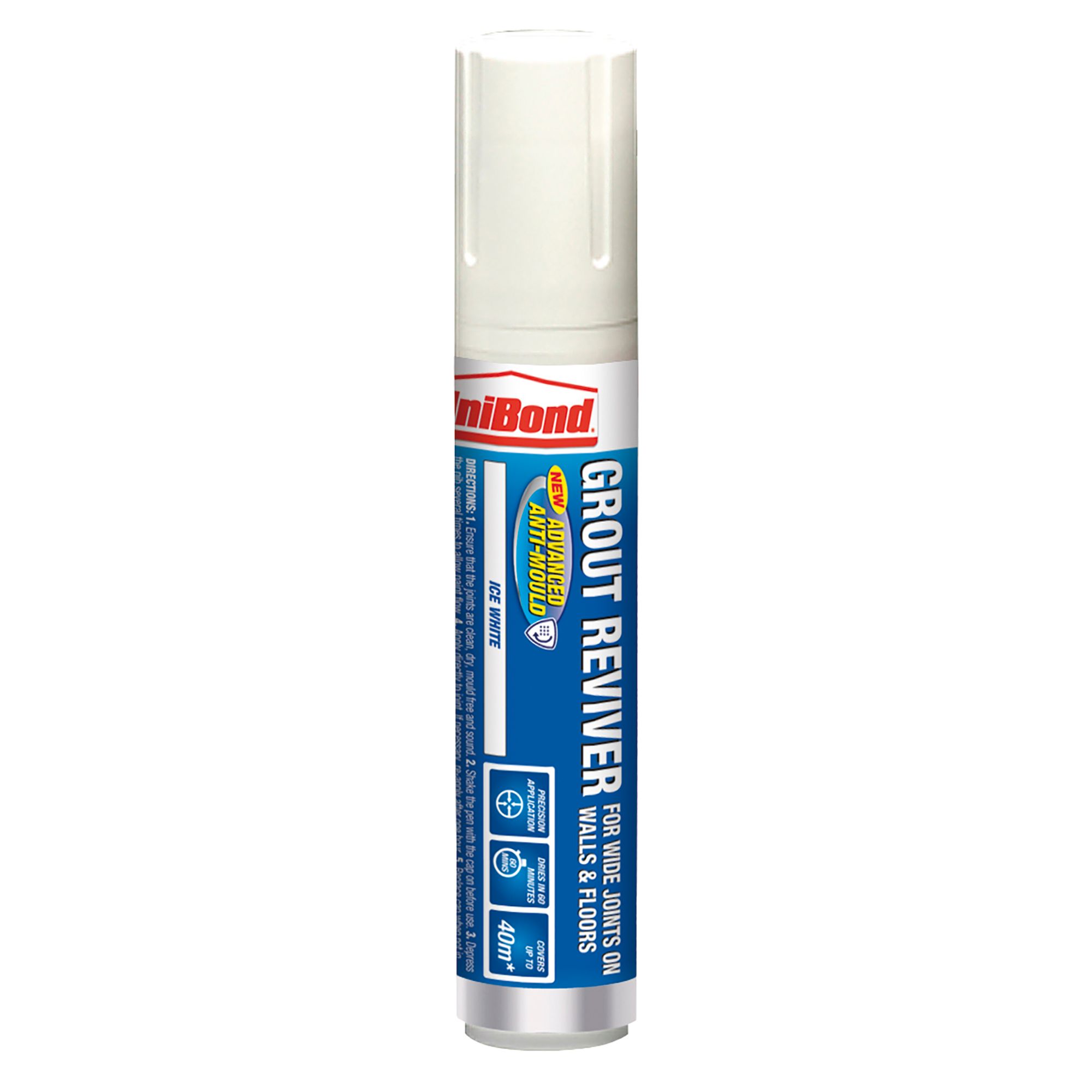 Unibond Ice White Grout Pen 15ml Diy At B Q