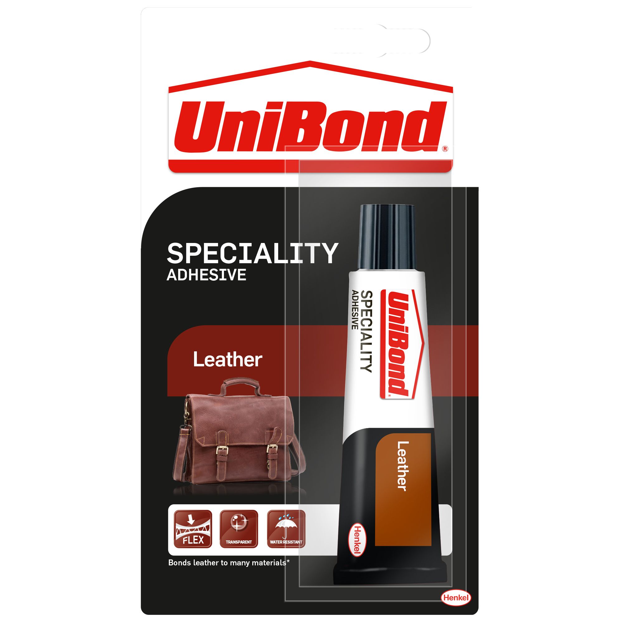 UniBond Leather Translucent Glue 30ml