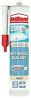 UniBond Mould resistant Ivory Sealant, 300ml