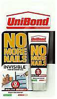 UniBond No More Nails Invisible Clear Grab adhesive 0.07kg