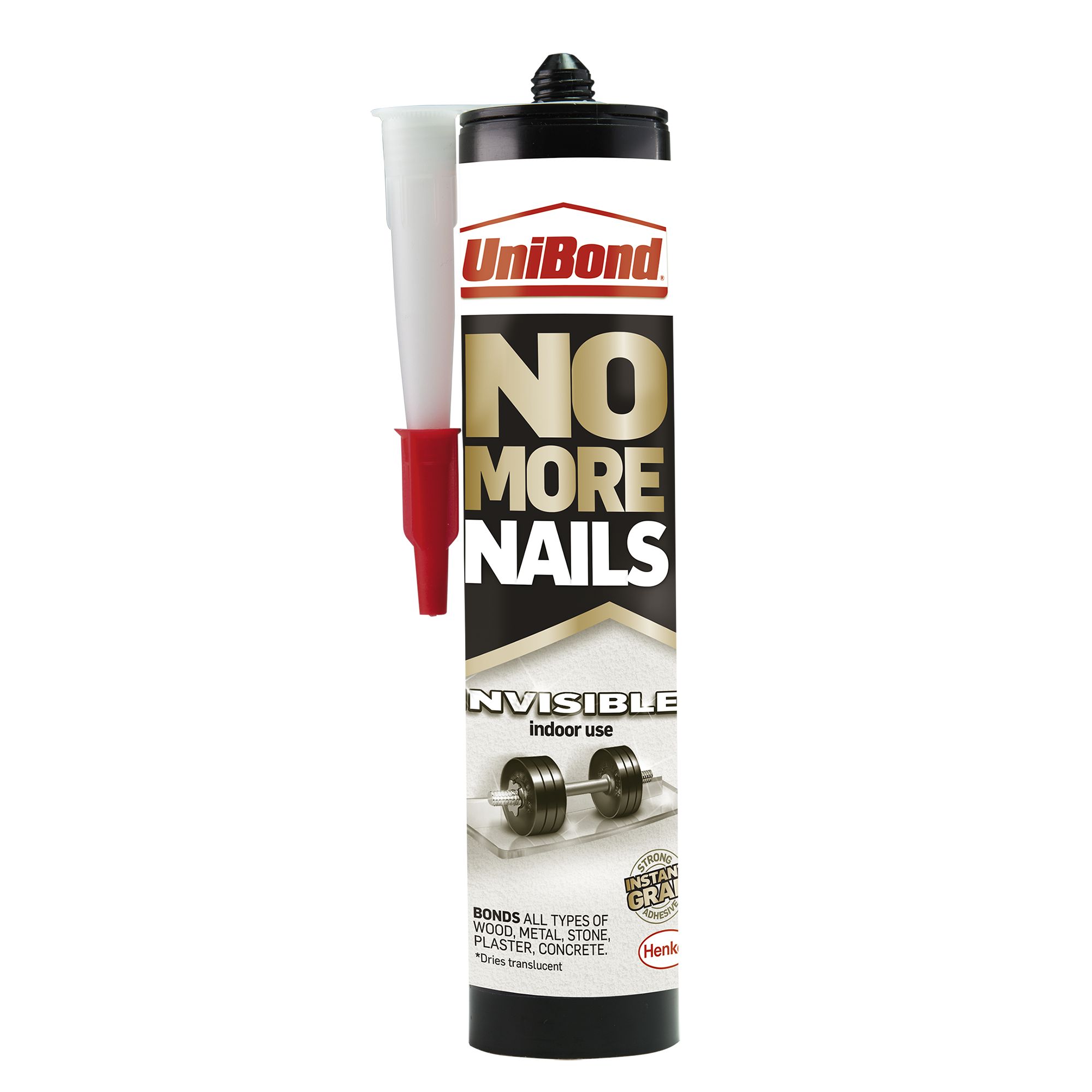 UniBond No More Nails Invisible Multimaterial Grab adhesive 285ml