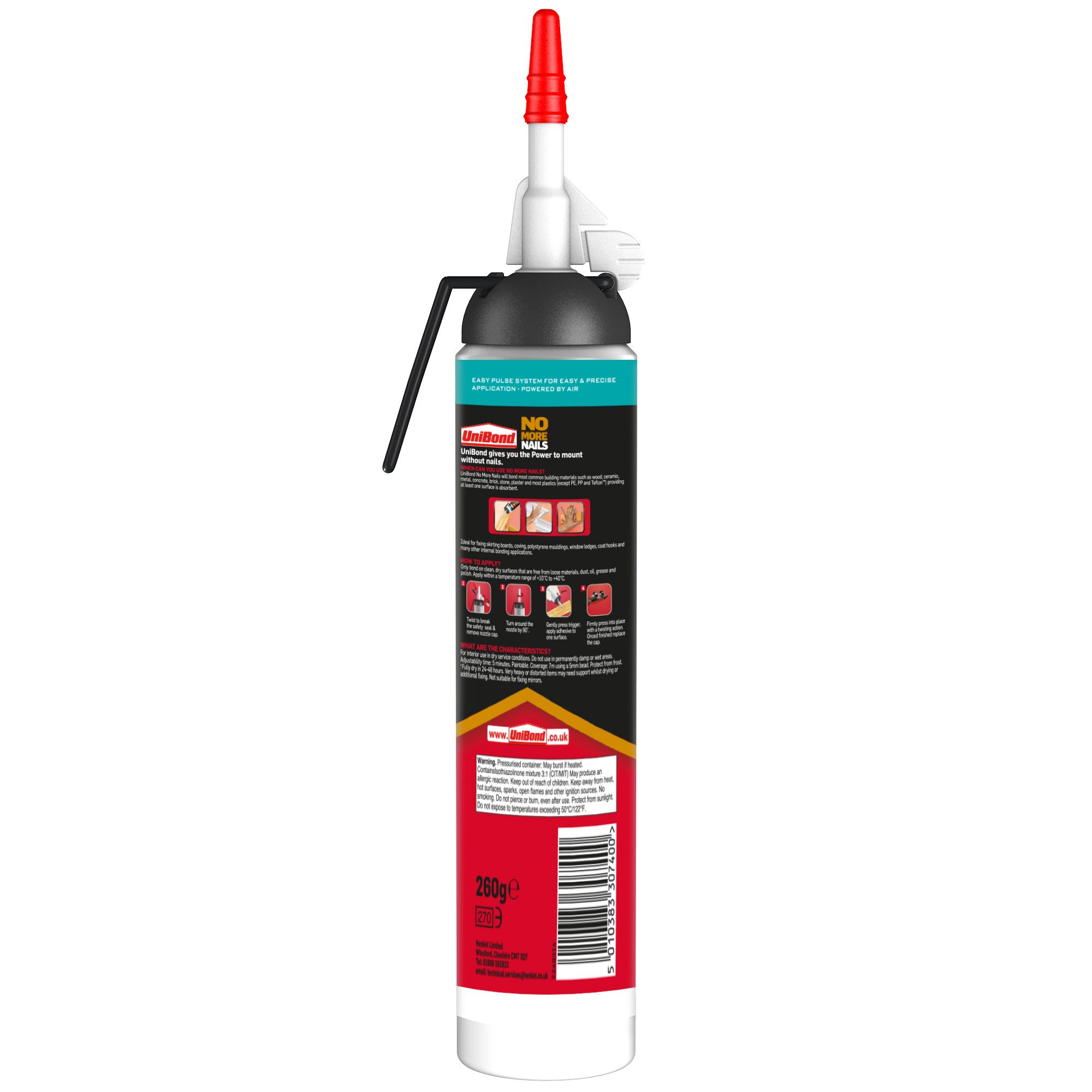 UniBond No More Nails Original Solvent-free Grab adhesive 0.2L