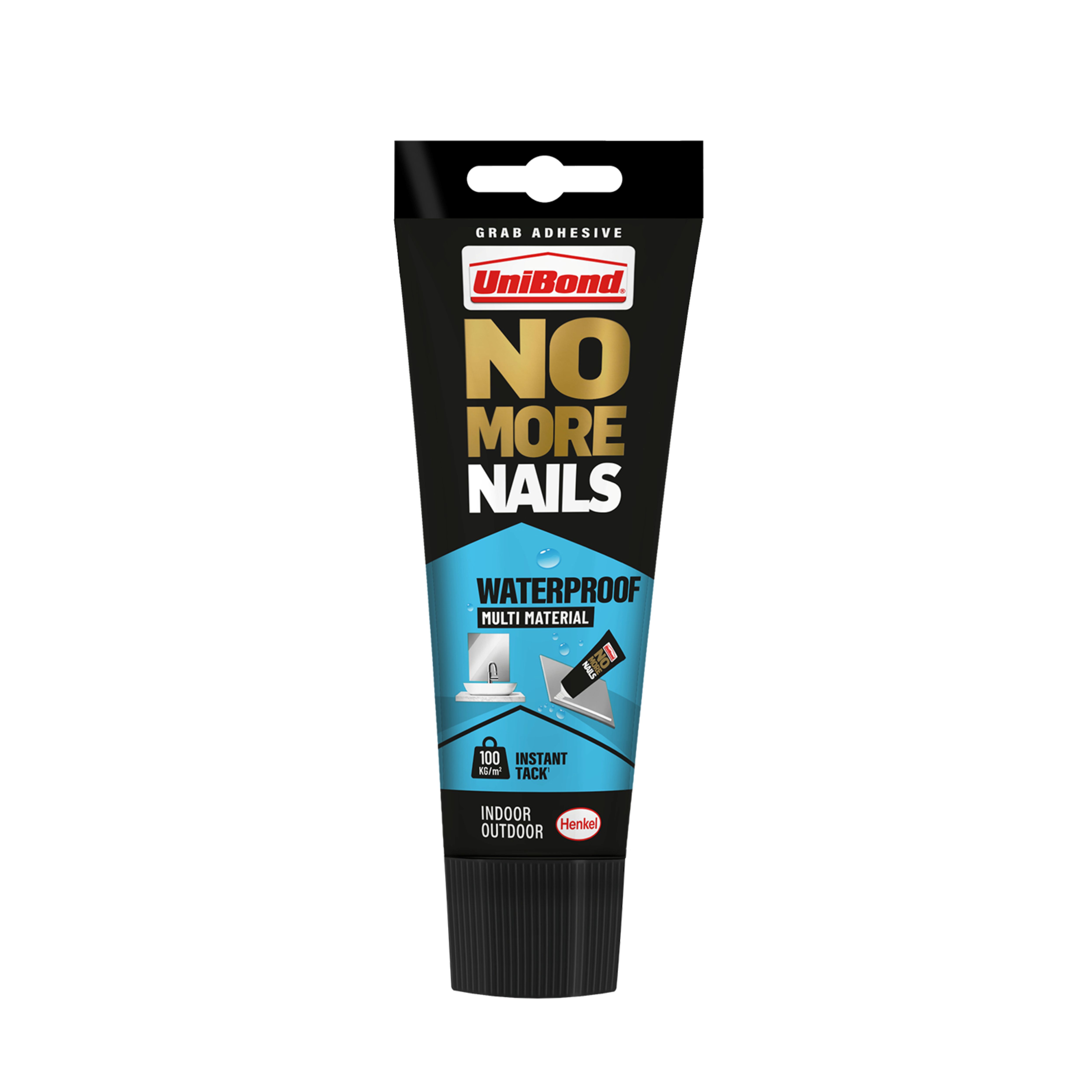 UniBond No More Nails White Water resistant Grab adhesive 159g, Volume 87ml