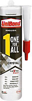 UniBond One for all invisible Waterproof Translucent Grab adhesive & sealant 0.34kg