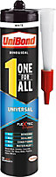 UniBond One for all universal Waterproof White Grab adhesive & sealant 0.45kg