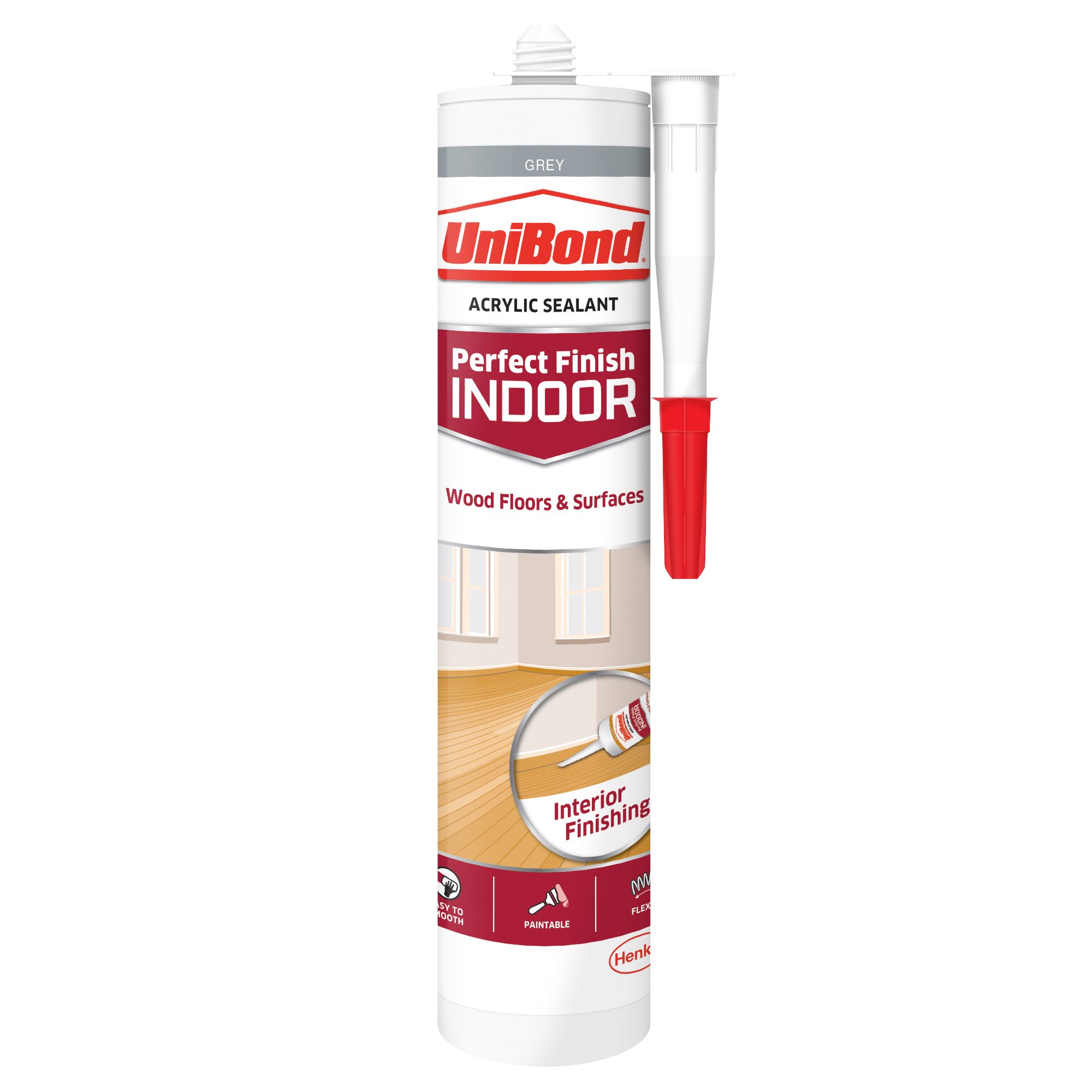 UniBond Perfect finish Grey Floor Sealant, 300ml | DIY at B&Q