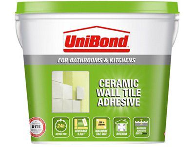 UniBond Ready mixed Beige Tile Adhesive, 7.4kg