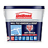 UniBond Ready mixed Ice white Tile Adhesive & grout, 1.28kg