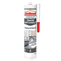 UniBond Special materials Silicone-based Grey Natural stone Building Sealant, 300ml
