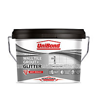 UniBond Ultra force Ready mixed Grey glitter Wall & floor tile Grout, 3.2kg