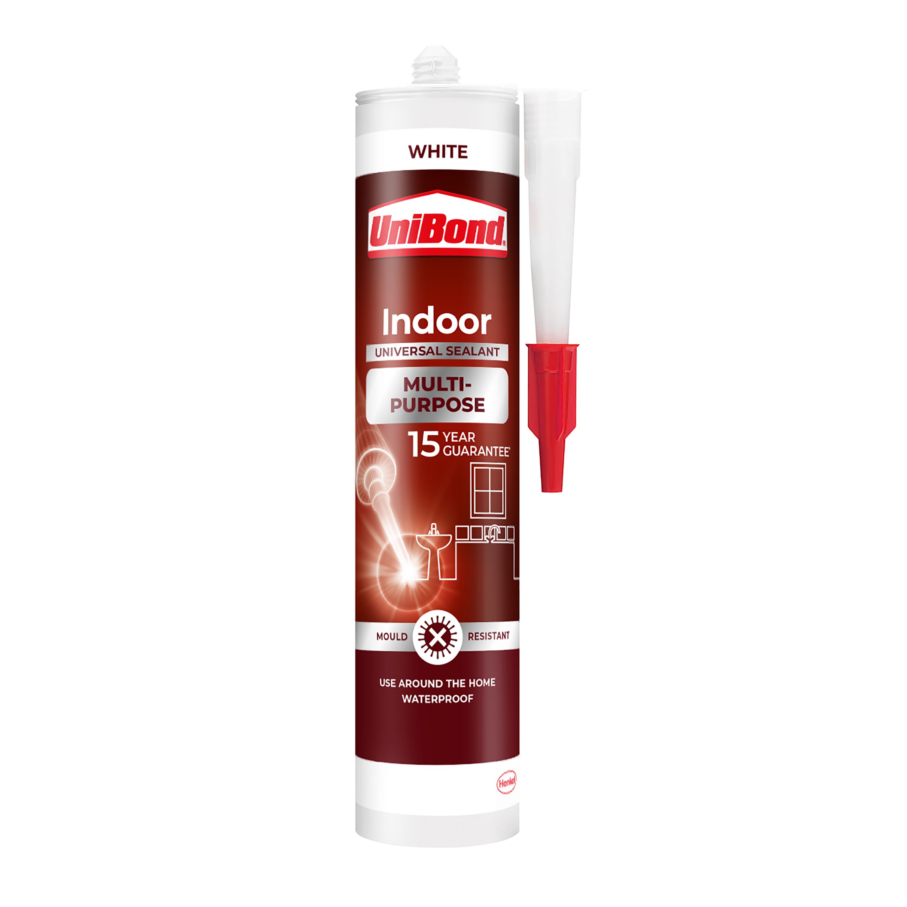 UniBond White Silicone-based Sealant, 280ml