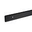 Unika Black Aluminium Worktop butt corner joint (H)38mm (W)15mm