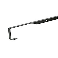 Unika Black Aluminium Worktop butt joint (H)38mm (W)12mm