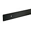 Unika Black Aluminium Worktop end cap (H)38mm (W)5mm