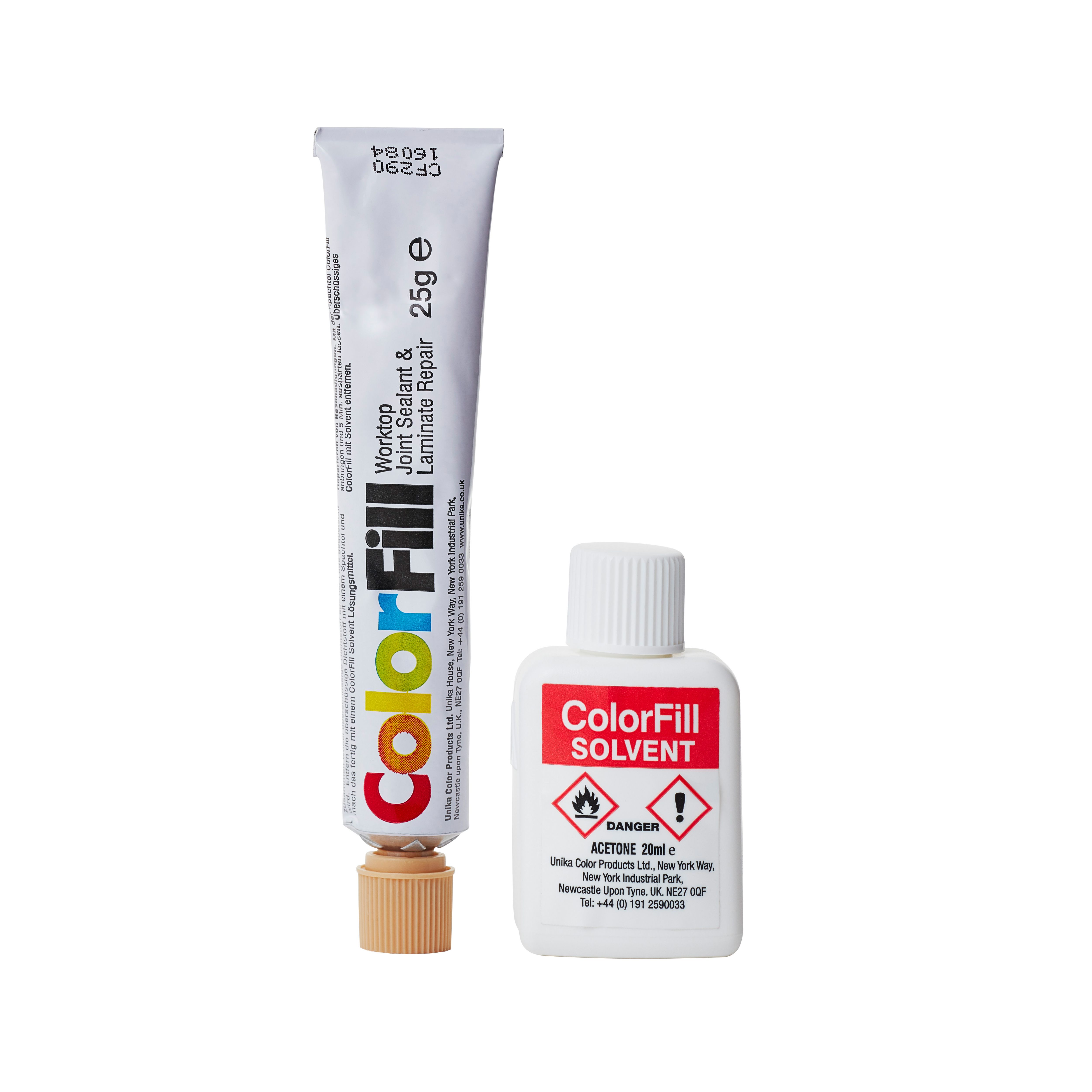 Unika Light Brown Matt Worktop Sealant & adhesive, 20ml